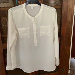 Winter white blouse